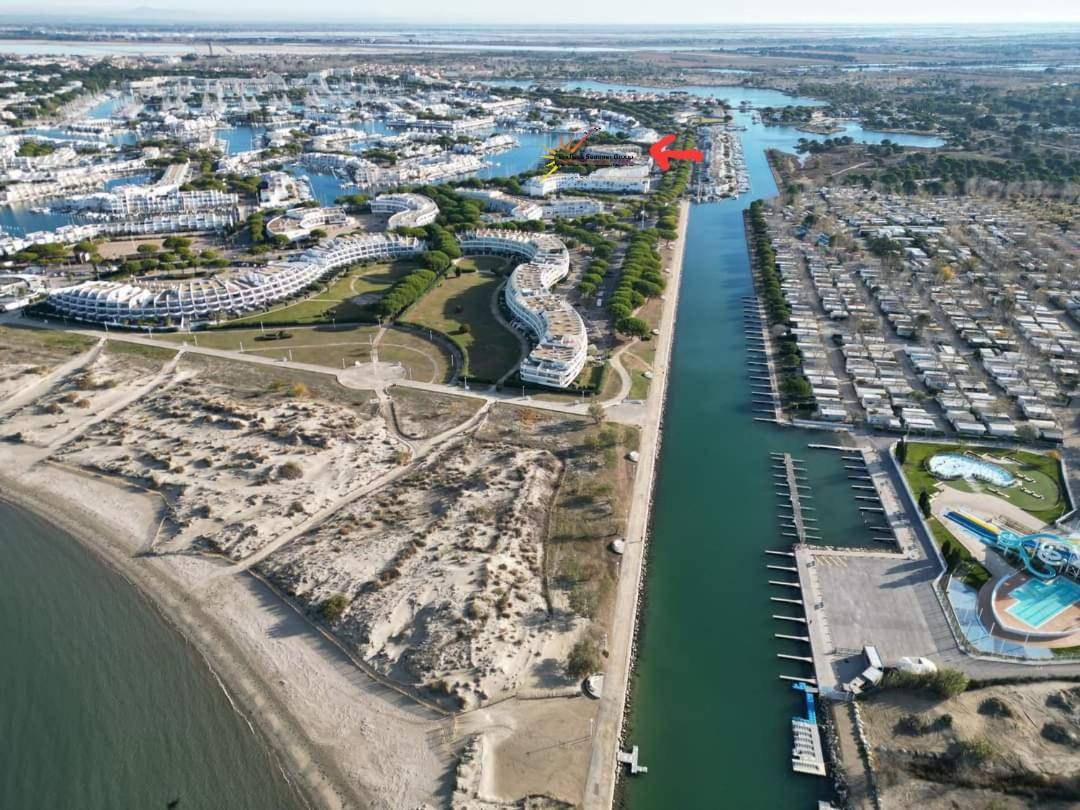 Studio 237 Port Camargue, Piscine, Climatisation, 2 Personnes 르그로뒤후아 외부 사진